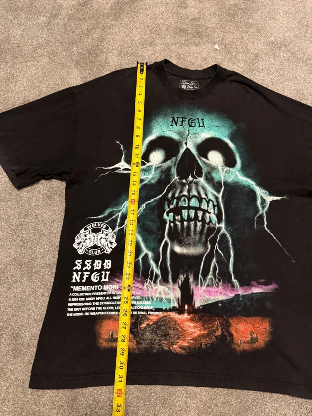 Size L Darc sport through our eyes premium vintage oversized tee - Picture 2 of 10